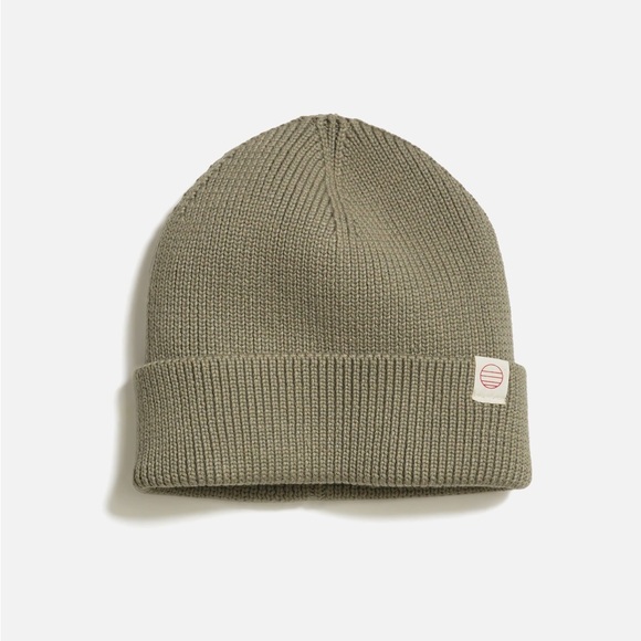 🆕 Marine Layer Fisherman Cotton Beanie in Vetiver – Soft, Ribbed Knit Winter Hat - Picture 3 of 7